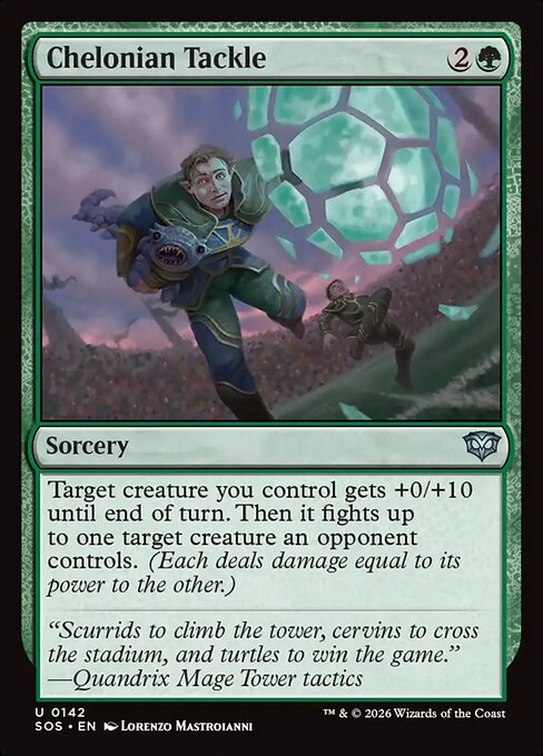 Chelonian Tackle from Secrets of Strixhaven