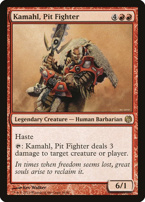 Kamahl, Pit Fighter from Duel Decks: Heroes vs. Monsters
