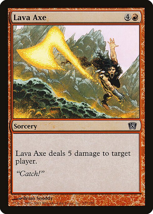 Lava Axe from Eighth Edition