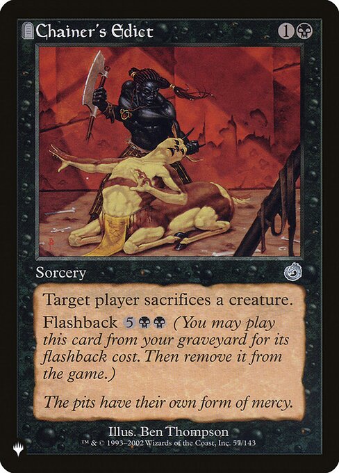 Chainer's Edict highlighted card art