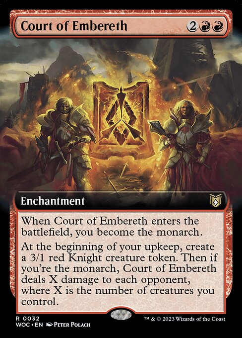 Court of Embereth from Wilds of Eldraine Commander