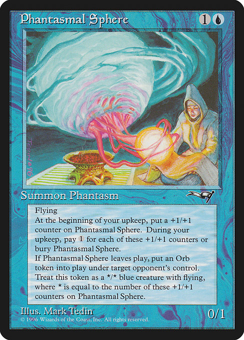 Phantasmal Sphere highlighted card art