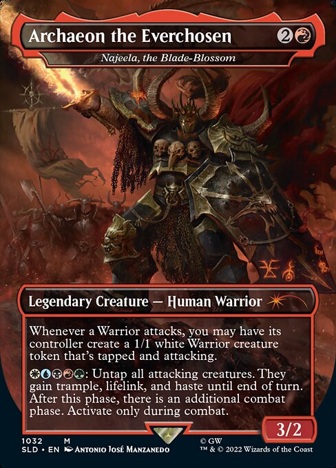 Najeela, the Blade-Blossom from Secret Lair Drop