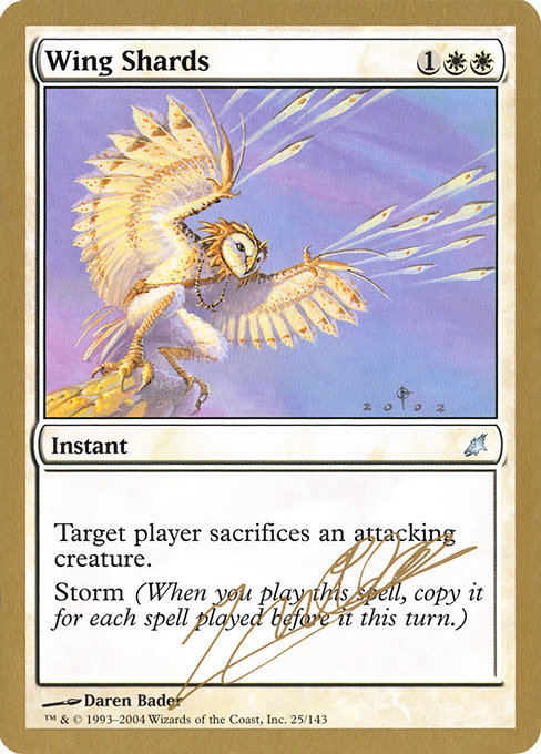 Wing Shards from World Championship Decks 2004