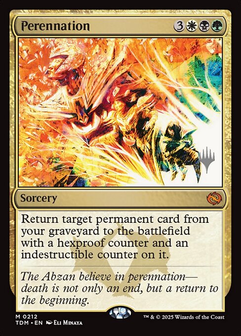 Perennation from Tarkir: Dragonstorm Promos