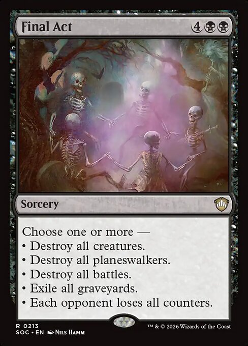 Final Act from Secrets of Strixhaven Commander