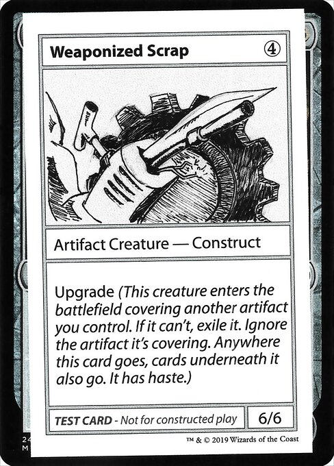 Weaponized Scrap highlighted card art