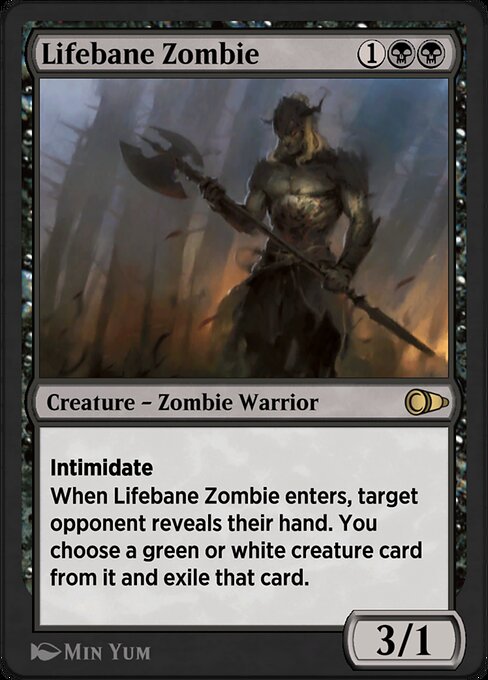 Lifebane Zombie highlighted card art