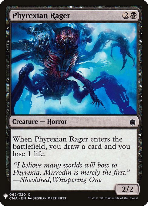 Phyrexian Rager from The List