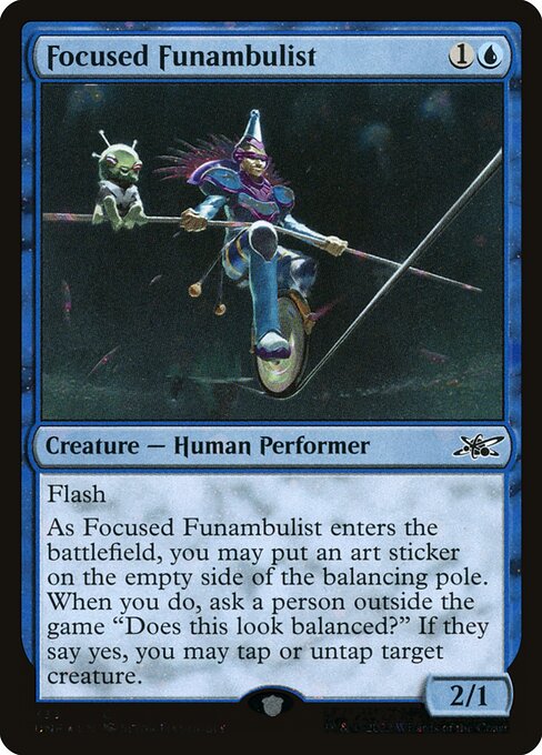 Focused Funambulist highlighted card art