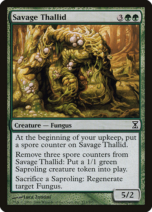 Savage Thallid highlighted card art