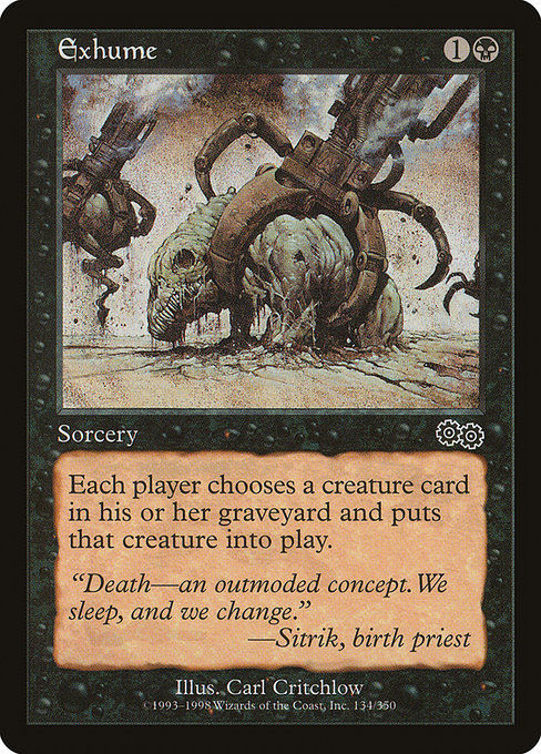 Exhume from Urza's Saga