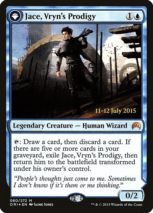 Jace, Vryn's Prodigy // Jace, Telepath Unbound from Magic Origins Promos