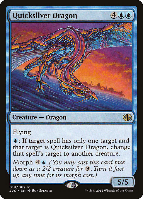 Quicksilver Dragon from Duel Decks Anthology: Jace vs. Chandra