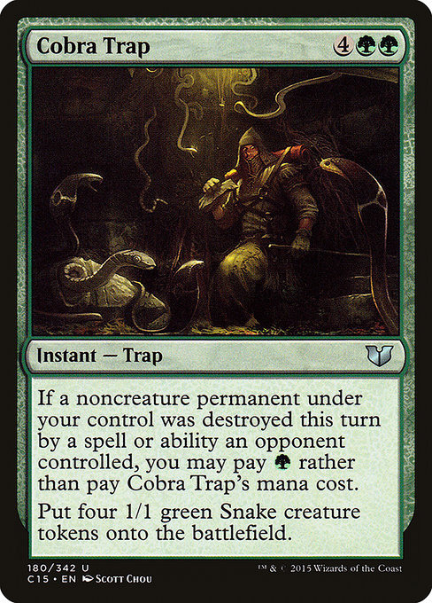 Cobra Trap highlighted card art