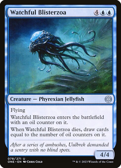 Watchful Blisterzoa highlighted card art