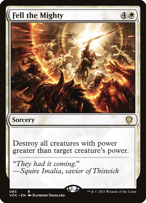Fell the Mighty from Crimson Vow Commander