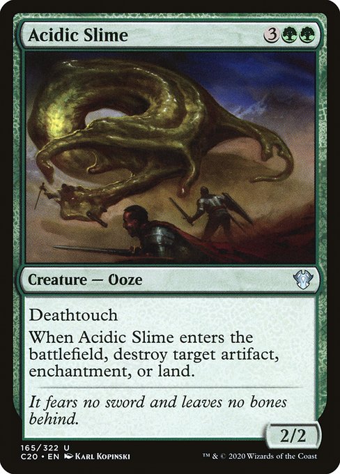 Acidic Slime from Commander 2020