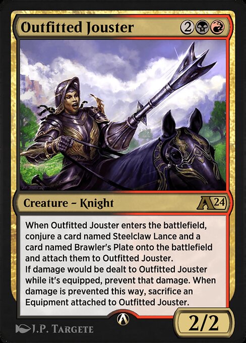 Outfitted Jouster highlighted card art