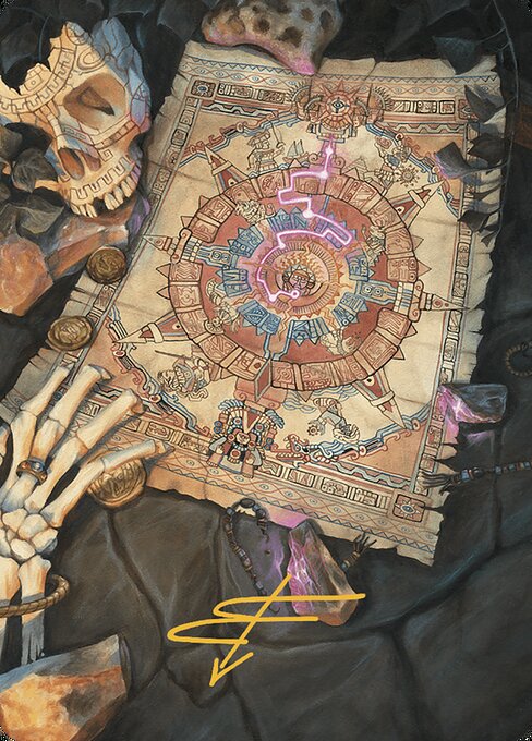 Map // Map from The Lost Caverns of Ixalan Art Series