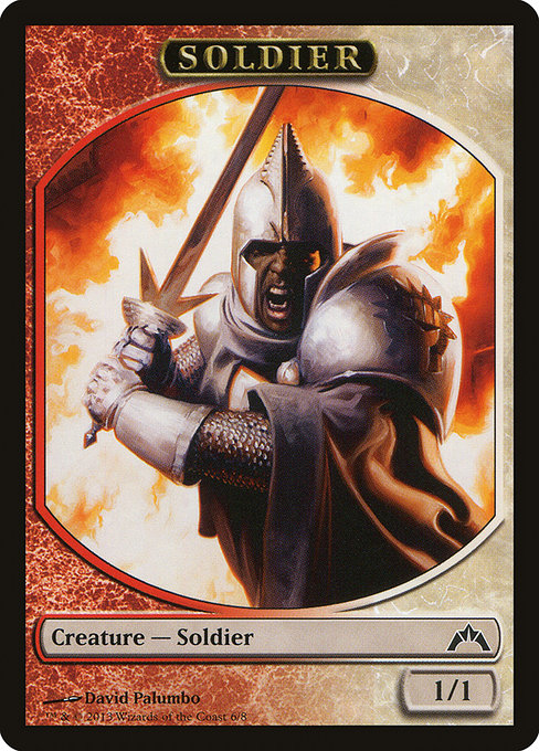 Soldier from Gatecrash Tokens
