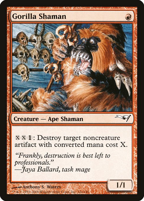 Gorilla Shaman from Coldsnap Theme Decks