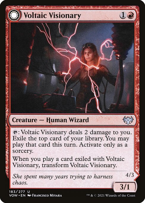Voltaic Visionary // Volt-Charged Berserker from Innistrad: Crimson Vow