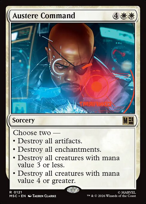 Austere Command from Marvel Super Heroes Commander