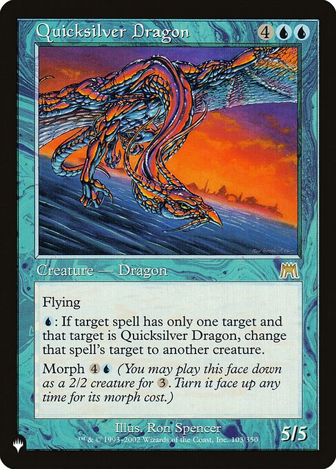 Quicksilver Dragon highlighted card art