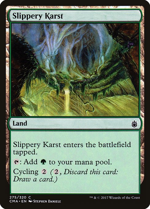 Slippery Karst from Commander Anthology