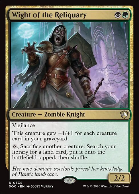 Wight of the Reliquary from Secrets of Strixhaven Commander