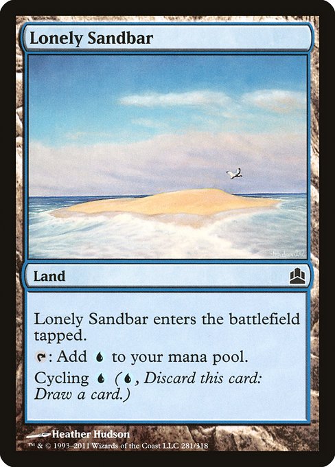 Lonely Sandbar from Commander 2011
