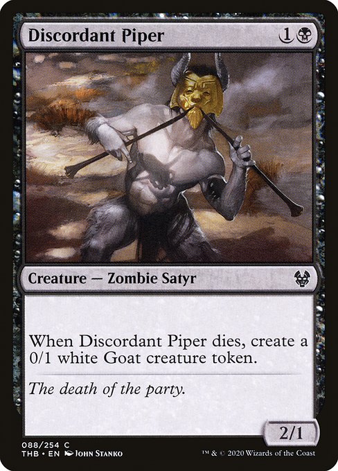 Discordant Piper highlighted card art