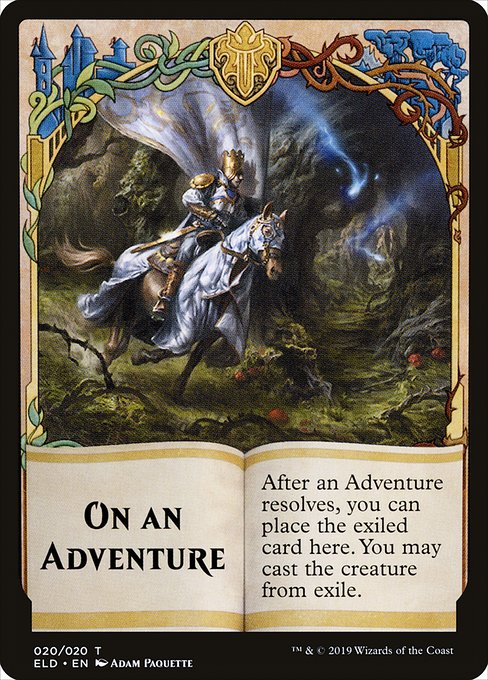 On an Adventure from Throne of Eldraine Tokens
