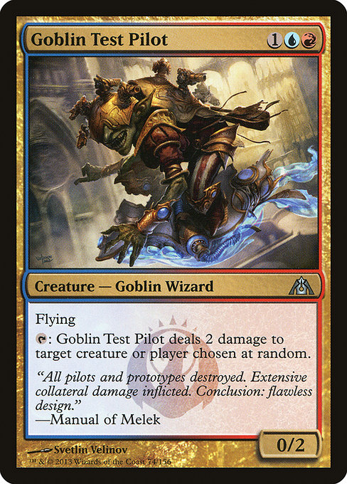 Goblin Test Pilot highlighted card art