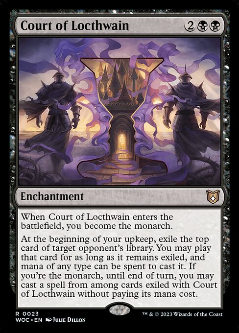 Court of Locthwain from Wilds of Eldraine Commander