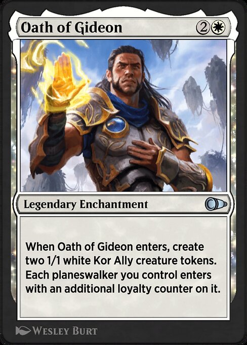 Oath of Gideon highlighted card art
