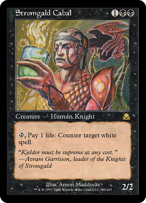 Stromgald Cabal highlighted card art