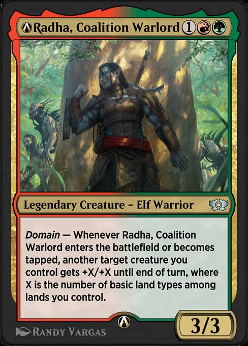 A-Radha, Coalition Warlord highlighted card art
