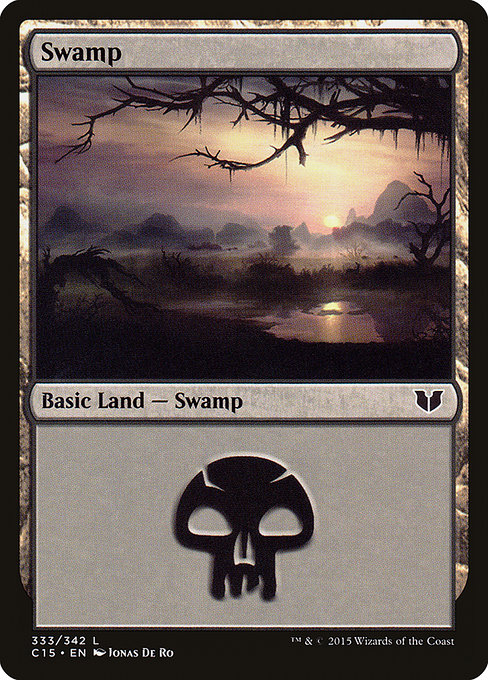 Swamp from Commander 2015