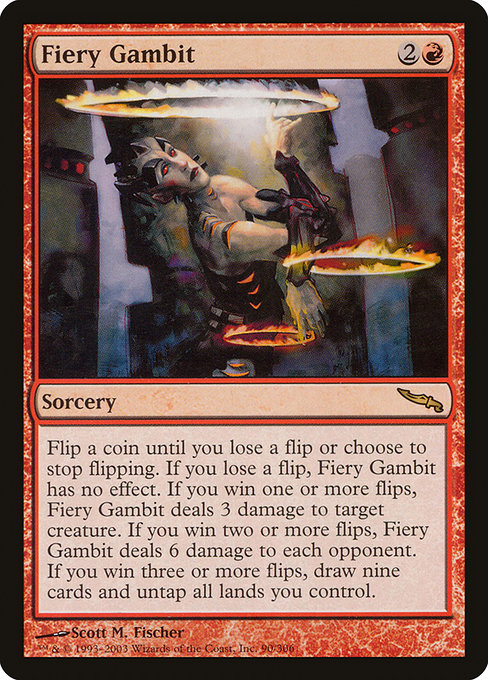 Fiery Gambit from Mirrodin