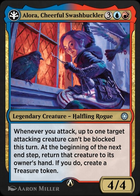 Alora, Cheerful Swashbuckler highlighted card art