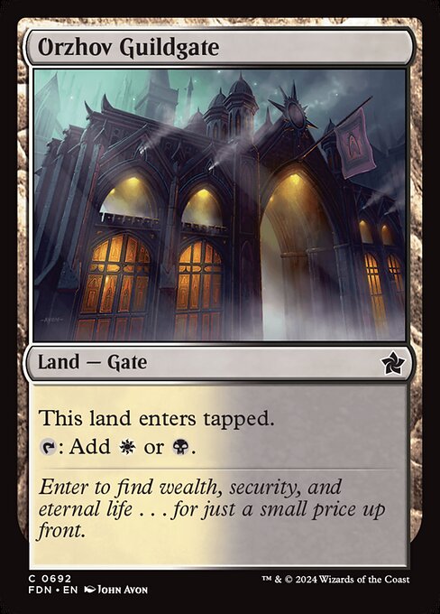 Orzhov Guildgate from Foundations