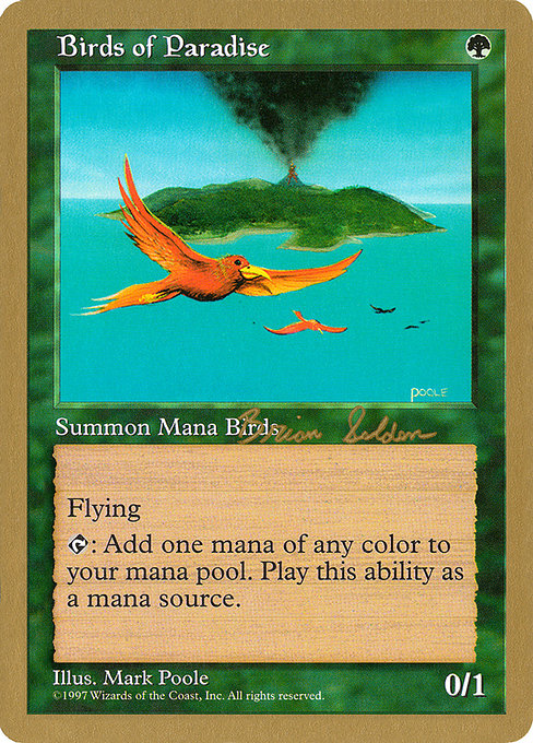 Birds of Paradise from World Championship Decks 1998
