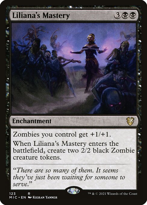 Liliana's Mastery from Midnight Hunt Commander
