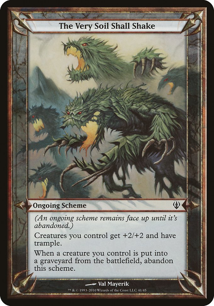 The Very Soil Shall Shake highlighted card art