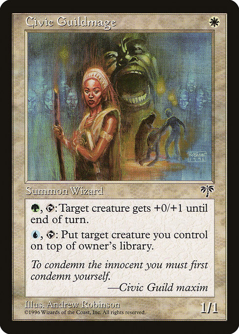 Civic Guildmage highlighted card art