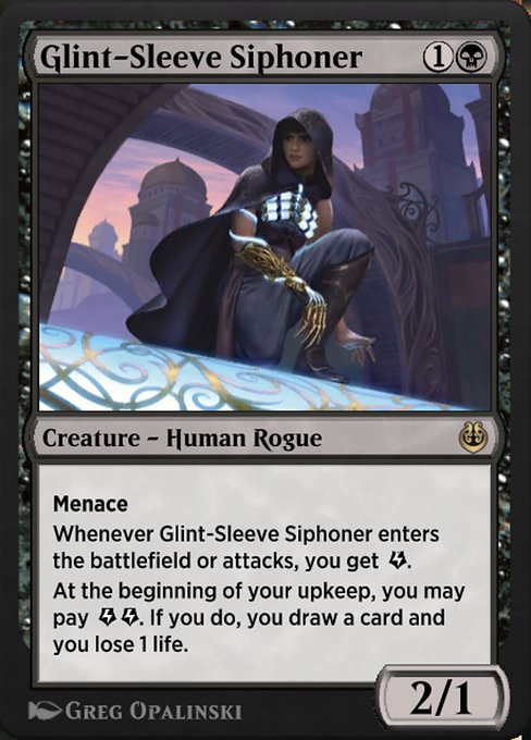 Glint-Sleeve Siphoner highlighted card art