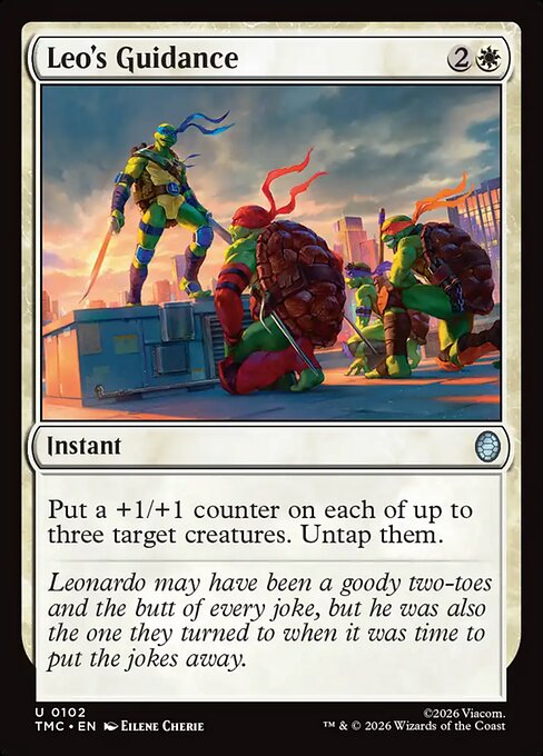 Leo's Guidance from Teenage Mutant Ninja Turtles Eternal