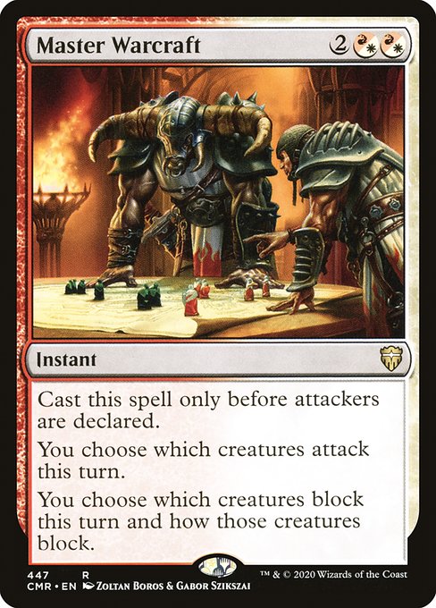 Master Warcraft highlighted card art